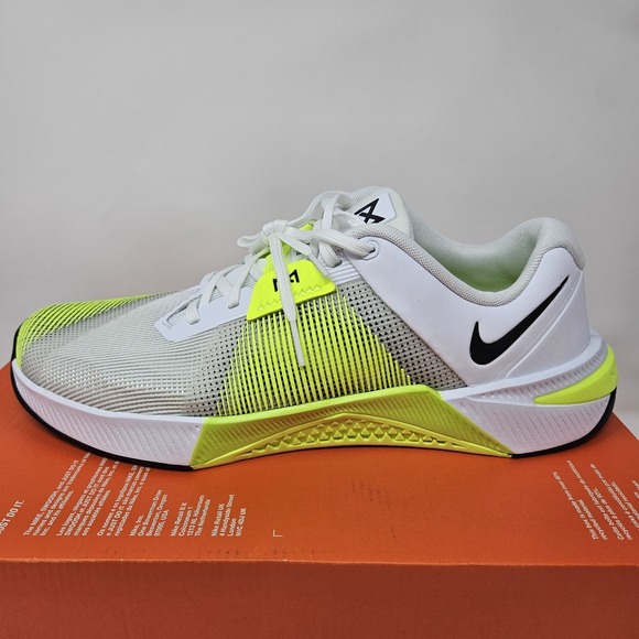 Nike Metcon 6 White Volt Men\'s Training Shoes CrossFit Gym Lifting main image 6